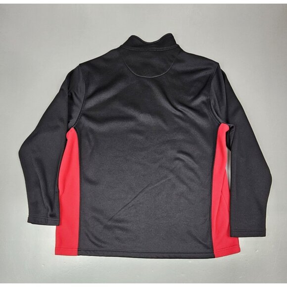 Payne Stewart Legacy Golf Pullover Mens Large. Qt Zip Long Sleeve. Red & Black - Picture 6 of 6